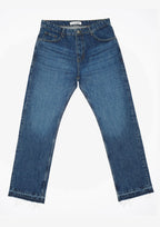 2Y Studios - ARUN OPEN - Jeans Straight Leg - mid blue