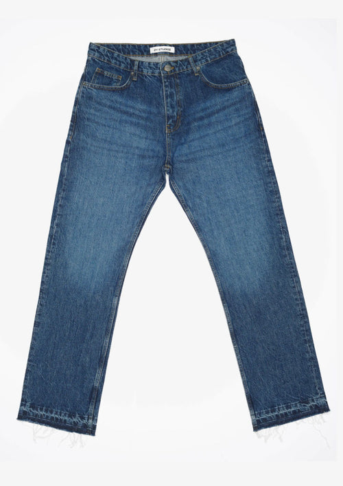 2Y Studios - ARUN OPEN - Jeans Straight Leg - mid blue