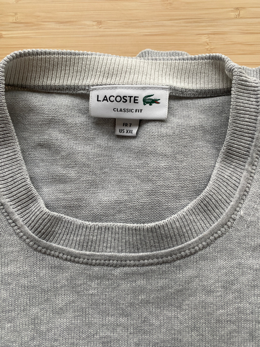Lacoste Grey Sweatshirt