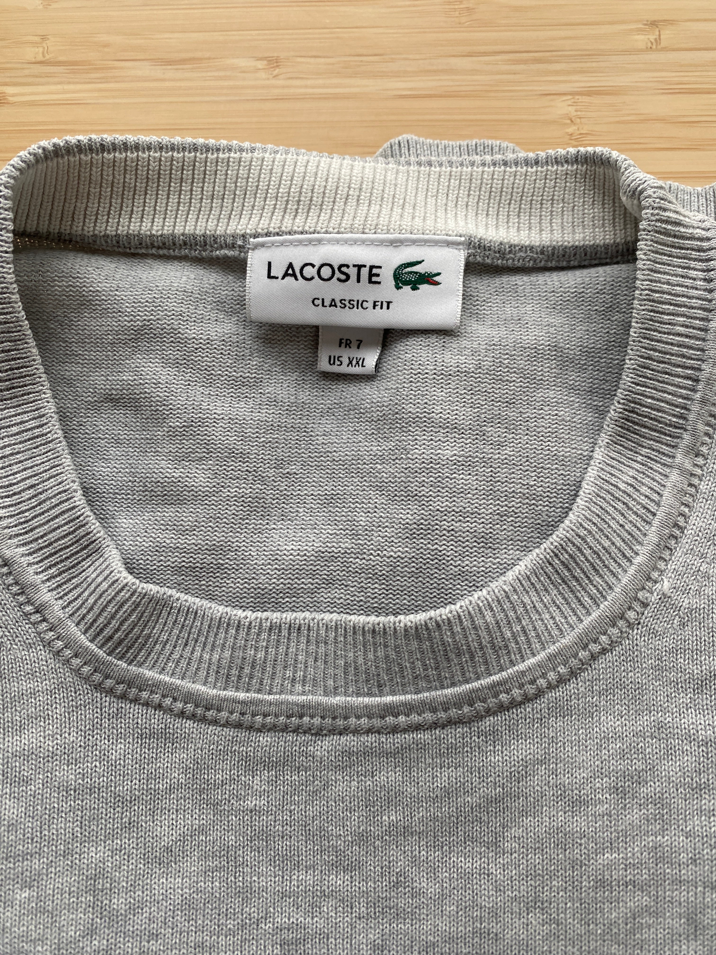Lacoste Grey Sweatshirt